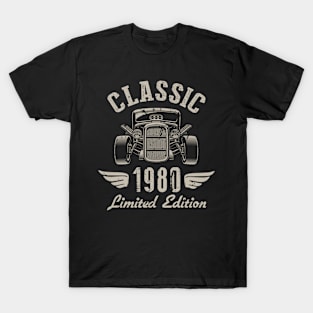 42 Year Old Gift Classic 1980 Limited Edition 42nd Birthday T-Shirt